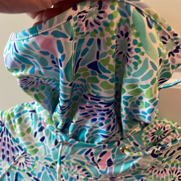 NWT!! Lilly Pulitzer popover Blue Ibiza - Picture 9 of 10